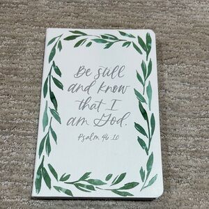 Psalm 46:10 Journal with scriptures on each new page